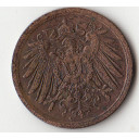 GERMANIA  2 Pfennig 1907 Zecca A